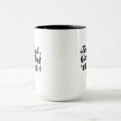 Dankbare, dankbare, gezegende sprankelende Thanksg Mok (Midden)