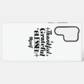 Dankbare, dankbare, gezegende sprankelende Thanksg Samsung Galaxy Hoesje (Achterkant horizontaal)