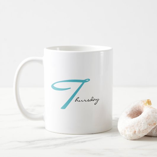 Dankbare Donderdag Dankbaarheid Affirmatie Estheti Koffiemok (Met donut)
