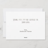 Dankbare en dankbare Corn Stooks Bray Church Feestdagenkaart (Achterkant)