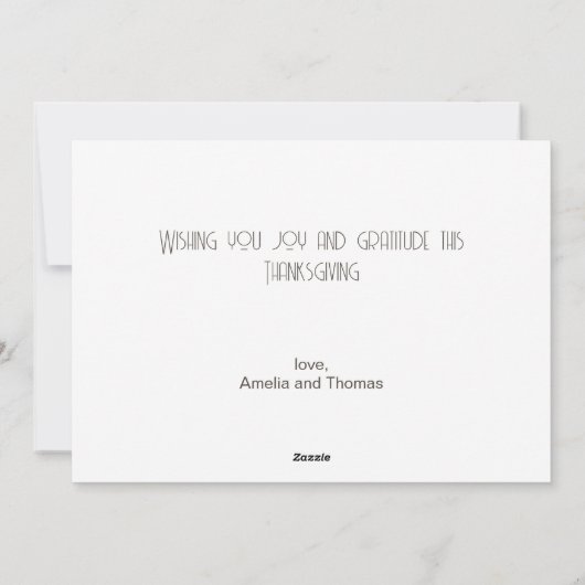 Dankbare en dankbare Corn Stooks Bray Church Feestdagenkaart (Achterkant)