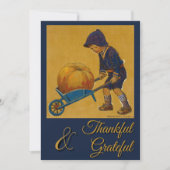  dankbare en dankbare Thanksgiving - Smith Feestdagenkaart (Voorkant)