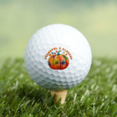 Dankbare en Gezegende Herfst Pompoen Golfballen (Insitu Shirt)