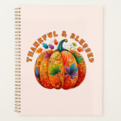Dankbare en Gezegende Herfst Pompoen Planner (Voorkant)