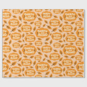 Dankbare en gezegende herfstbladeren van Sinaasapp Cadeaupapier (Vlak)