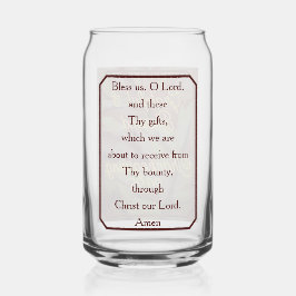 Dankbare en gezegende Thanksgiving Drinkware Blikvorm Glas