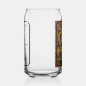 Dankbare en gezegende Thanksgiving Drinkware Blikvorm Glas (Links)