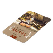 Dankbare en Gezegende Thanksgiving Foto Magneet (Linkerzijde)