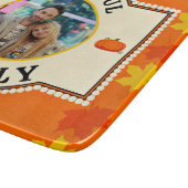 Dankbare familie - Aangepaste Thanksgiving Foto Snijplank (Hoek)