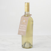 Dankbare Fles Hanger Labels (Schuin)