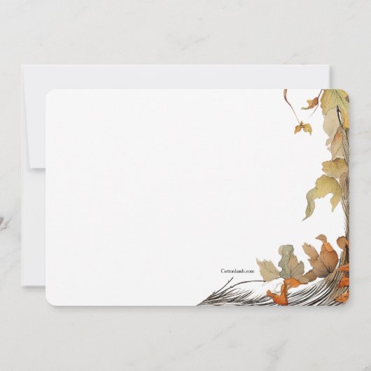 Dankbare geboorteaankondiging aankondiging (Achterkant)