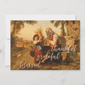 Dankbare gezegende oogst Roman Campagna Feestdagenkaart (Voorkant)