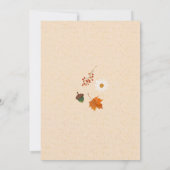 Dankbare gezegende pompoenen Herfst Kaart (Achterkant)