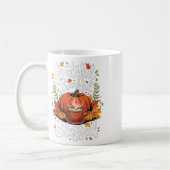 Dankbare gezegende pompoenkoffie Herfst dan Koffiemok (Links)
