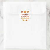 Dankbare Gezegende Sticker (Tas)