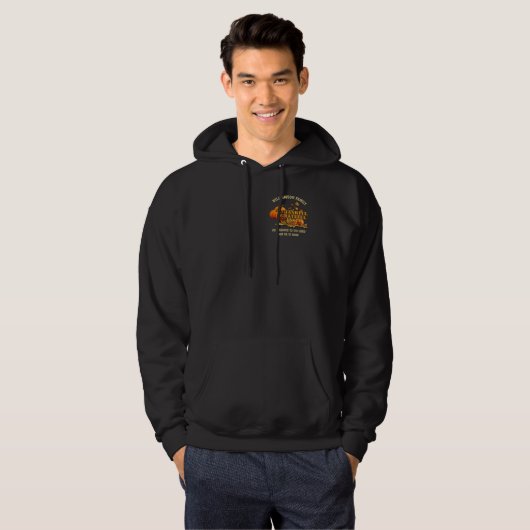 DANKBARE GEZEGENDE Thanksgiving Familie Hoodie (Voorkant volledig)