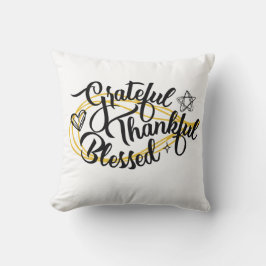 Dankbare, gezegende Thanksgiving gaven Kussen