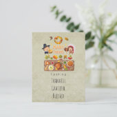 Dankbare gezegende Thanksgiving groeten Feestdagenkaart (Staand voorkant)