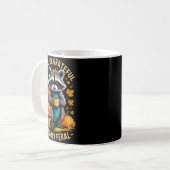 Dankbare Grateful Licht Verwilderde Grappige Wasbe Koffiemok (Voorkant links)
