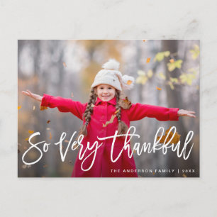 Dankbare groeten Thanksgiving Briefkaart