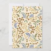 Dankbare Happy Thanksgiving aankondiging (Achterkant)