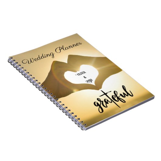 DANKBARE HART BRUILOFT NOTITIEBOEK PLANNER (Rechterzijde)