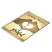 DANKBARE HART BRUILOFT NOTITIEBOEK PLANNER (Linkerzijde)