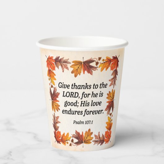 Dankbare hart papieren bekers (Achterkant)