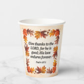 Dankbare hart papieren bekers (Voorkant)