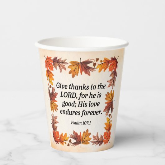 Dankbare hart papieren bekers (Voorkant)