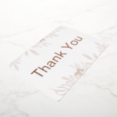 Dankbare harten: een eenvoudige dankkaart folie uitnodiging (Gedraaid)