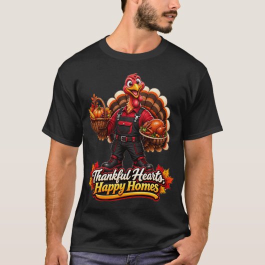 DANKBARE HARTEN, GELUKKIGE THUIS T-SHIRT (Voorkant)