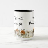 Dankbare harten, gezellige momenten gelukkig Thank Mok (Midden)