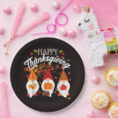 Dankbare harten & herfstwhimsy papieren bordje (Feest)