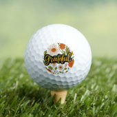 Dankbare herfst bloemenpatch golfballen (Insitu Shirt)