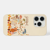 Dankbare Herfst Bunny iPhone Hoesje (Achterkant horizontaal)