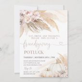 Dankbare herfst- en herfstmaaltijd met vrienden kaart (Voorkant)