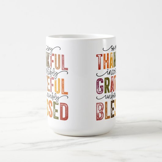 Dankbare Herfst Koffiemok (Center)