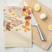 Dankbare Herfst Konijn Theedoek (Quarter Fold)