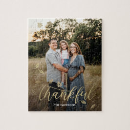 Dankbare Herfst Thanksgiving Herfst Foto Puzzel