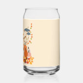 Dankbare herfstkonijn blikvorm glas (Links)
