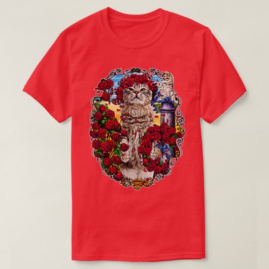 Dankbare katten t-shirt (Design voorkant)