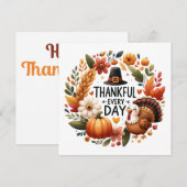 Dankbare Kerstkaarten voor elke dag Feestdagenkaart (Voorkant / Achterkant)