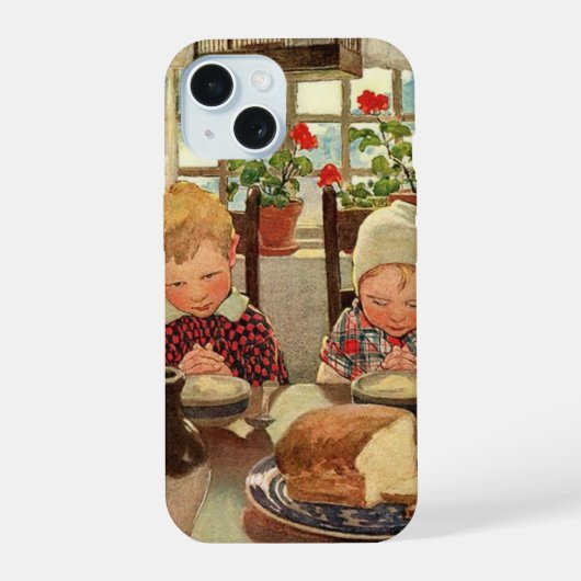 Dankbare kinderen door Jessie Willcox Smith iPhone 15 Hoesje (Achterkant)