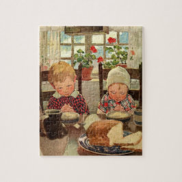 Dankbare Kinderen door Jessie Willcox Smith Legpuzzel