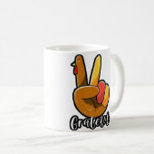 Dankbare koffie mok (Voorkant rechts)