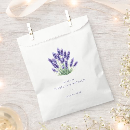 Dankbare Lavendel Bloem Botanisch Bedankzakje (Geknipt)