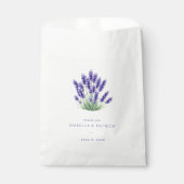 Dankbare Lavendel Bloem Botanisch Bedankzakje (Voorkant)