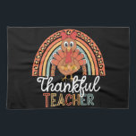 Dankbare Leraar Gezegende Thanksgiving School Theedoek<br><div class="desc">Dankbare Leraar Gezegende Thanksgiving School</div>