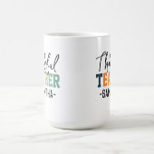 Dankbare Leraar Mok, Custom Gift voor Thanksgiving Magische Mok (Midden)